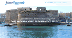 Desktop Screenshot of case.salentovacanza.com