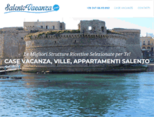 Tablet Screenshot of case.salentovacanza.com